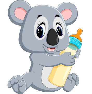 illustration of Cute koala cartoon
