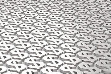 Fototapeta premium Money Making / US Dollar Currency Symbol / 3D Rendering
