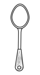 Cutlery icon. Menu and kitchen design. Vector graphic