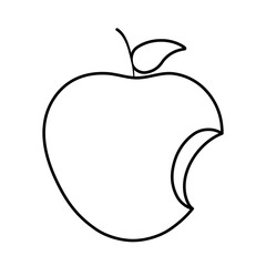 apple icon. fruit design. Vector graphic