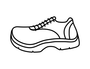 running shoes icon. Healthy lifestyle design. Vector graphic