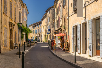 Naklejka na ściany i meble The hill top village of Lourmarin in the Luberon Provence