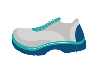 running shoes icon. Healthy lifestyle design. Vector graphic