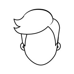 Male person icon. Man design. Vector graphic