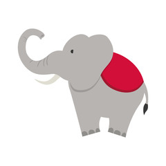 elephant icon. Circus and carnival design. Vector graphic