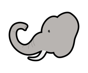 elephant icon. Animal design. Vector graphic
