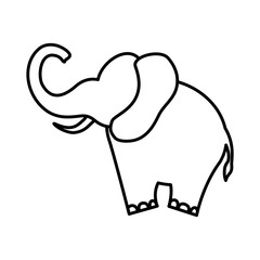 elephant icon. Animal design. Vector graphic
