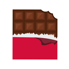 Chocolate icon. Dessert design. Vector graphic