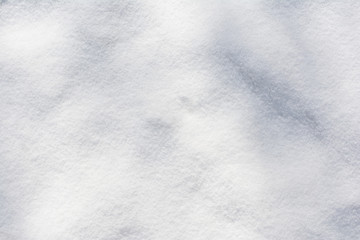 texture of a white fresh snow
