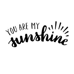 Lettering vector text with motivational quote. Sweet cute inspiration typography. Calligraphy postcard poster graphic design element. Hand written sign.