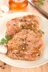 Marinierter Schweinesteak