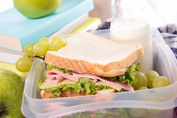 sandwich for school
