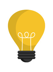light bulb icon. Energy design. vector graphic