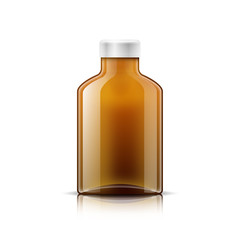 Isolated medicine bottle on white background.