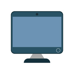 Computer icon. Technology design. vector graphic