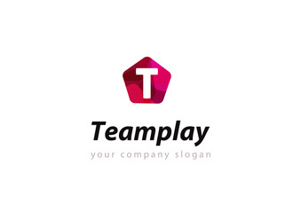 Fototapeta premium letter T logo Template for your company