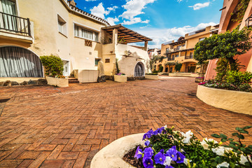 Porto Cervo village in Sardinia
