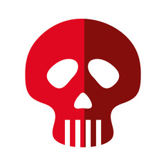 Skull icon. Dead design. vector graphic