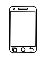 Smartphone icon. Technology design. vector graphic