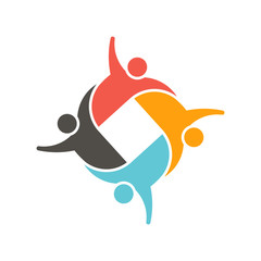 People Group Teamwork Logo