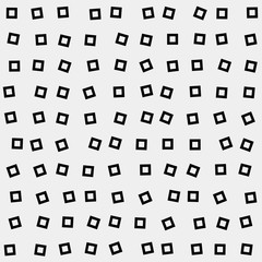 Geometric simple monochrome minimalistic vector pattern, rectangles or squares,
