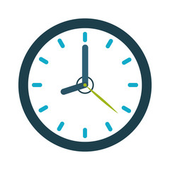 clock icon. time design. vector graphic