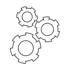 three gears icon