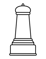 Chess icon. Game design. vector graphic