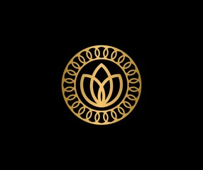 Gold leaf logo