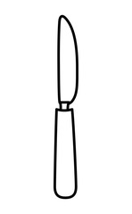 knife icon. Cutlery design. vector graphic