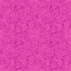 vector floral seamless pattern background