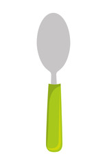 spoon icon. Cutlery design. vector graphic