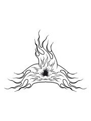 Fire flame fireball collision agro