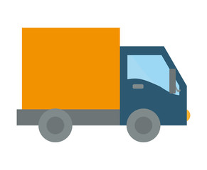 truck icon. delivery design. vector graphic