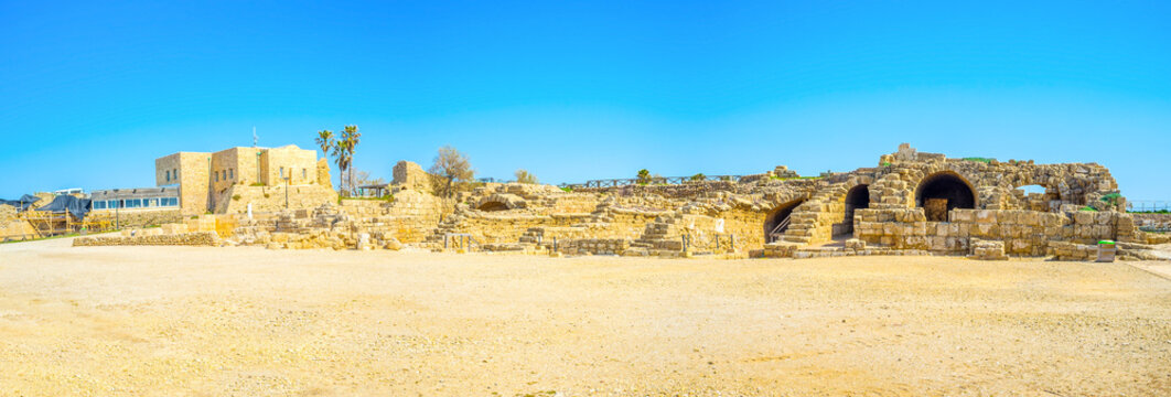 The Roman Settlement, Caesarea, Israel