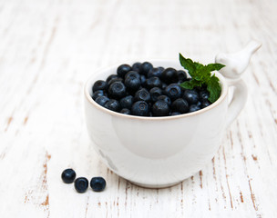Cup with Blueberries