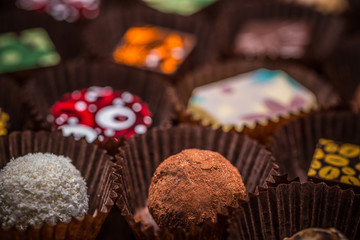 Gourmet assorted truffles