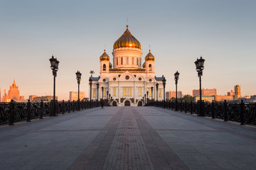 Fototapeta na wymiar Cathedral of Christ the Saviour. Russia,Moscow
