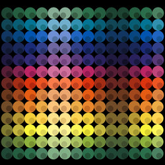 Colorful abstract texture. Decorative dotted pattern in abstract style. Vector Illustration