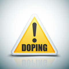 Doping Exclamation triangle sign