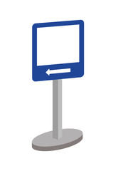 road sign icon. Gasoline station. vector graphic