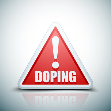 Doping Exclamation triangle sign
