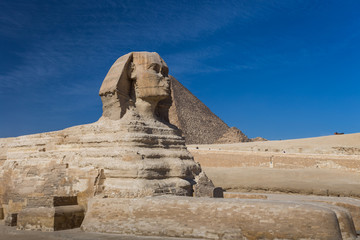 Egypt. Cairo - Giza. General view of pyramids