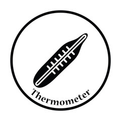 Medical thermometer icon
