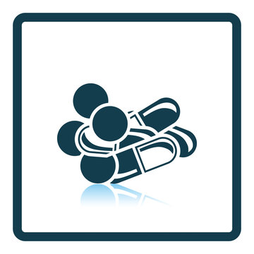 Pill and tabs icon