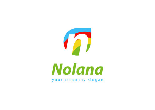 letter N logo Template for your company