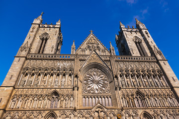 Cathedral in Trondheim Norway