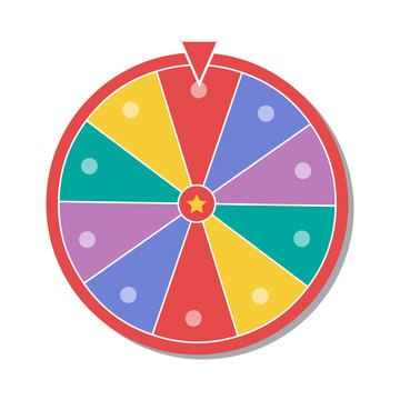 Wheel of fortune vector illustration