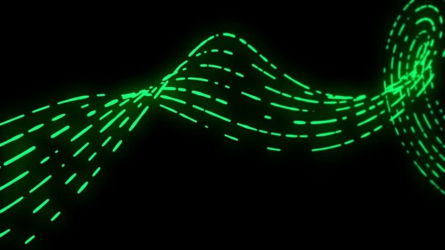 abstract grunge neon broken line motion background loop