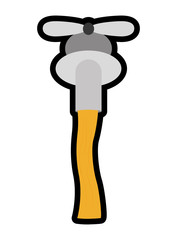 tap icon. Beer beverage. vector graphic